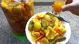 اول تجهيزات رمضان 20 كيلو مخلل مشكل وسر الخلطة الرهيبة هيستوى فى وقت قياسى