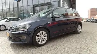 Volkswagen Golf Sportsvan Bluemotion 2017 Night Blue Metallic detail walk around