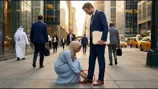 فتاة فقيرة تترك مقابلة عملها لمساعدة رجل - اتضح أنه ملياردير عربي يملك شركة،وهذا غيّر حياتها..