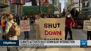 Activists shut down downtown intersection