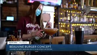 We're Open: Beauvine Burger Concept