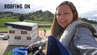 Roofing Installed On Tiny House... and We Get A Generator | Self-Build Tiny House In New Zealand