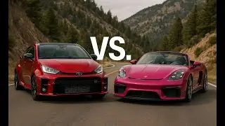 Toyota GR Yaris VS Porsche 718 Spyder RS