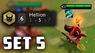 DEVIL Teemo costs lives... | 5 Hellion | TFT SET 5 Gameplay [German]