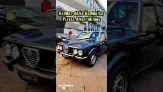 Raduno della Domenica Piazza Affari Milano #alfaromeo #alfetta #alfa75 #alfisti #alfaholics