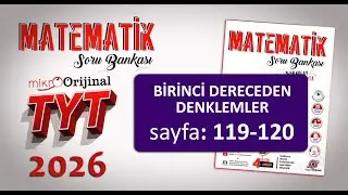 Mikro Orijinal SAYFA 119-120 TYT Matematik Soru Bankası &Ccedil;&ouml;z&uuml;mleri 2026 #tytmatematik #mikroorijinal