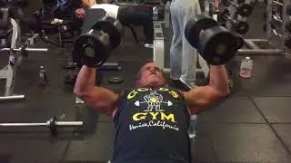 The Real Iron Man, &ldquo;Full Throttle Training&rdquo; at Gold&rsquo;s Gym, Mecca of Bodybuilding.
