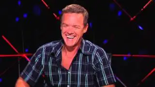 Stefan Dennis cracks up (DARREN & BROSE)