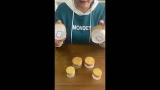 Natural Bamboo + Glass Bottle Aireless Lotion Bottle And Jar