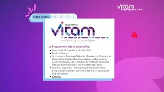 Vitam en ligne - &eacute;dition 2024  : Le Programme Vitam aujourd&rsquo;hui, webinaire du 18 novembre 2024