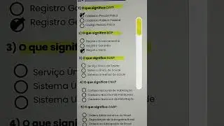 SIGLAS 🖍️ #quiz #siglas #conhecimento #quiztime #cpf #dicas #enem #trivia