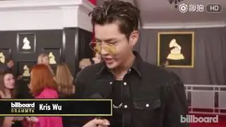 170213 Kris Wu - Billboard Interview at the 59th Grammy Awards Red Carpet