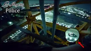 Climbing a Crane in Southeast Los Angeles