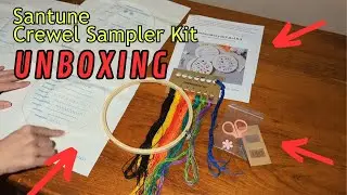 UNBOXING | Santune Crewel Embroidery Sampler Kit - What's Inside?
