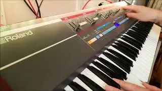 Big Analog Pads with Roland Juno 106 + Roland MKS-7