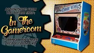 In The Gameroom - CNC Cutting an Arcade Cabinet (4X Speed)