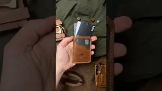 Best EDC front pocket wallet. We call it &mdash; Venturer #leatherwallet #edc #handmade