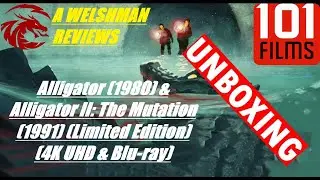 Alligator (1980) & Alligator II: The Mutation (1991) Limited Edition Set #physicalmedia #unboxing