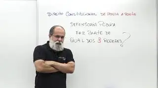 Defensoria P&uacute;blica pertence ao qual poder? Daniel Sena