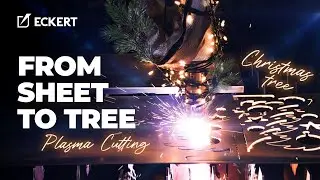 Flat-Pack Steel Christmas Tree | CNC Plasma Cutting + 6-Piece Assembly