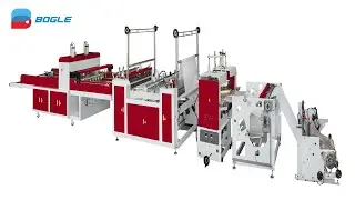 Full Automatic Square Bottom Plastic Bag Making Machine