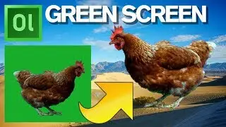 Green screen replacement in Olive Video Editor