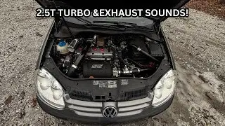 2.5T 5 Cylinder VW Turbo & Exhaust Sounds!