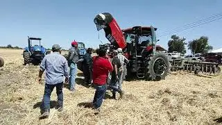 DEMOSTRACION DE TRACTORES NEW HOLLAND & CASE IH VALLE DEL MAYO,SONORA TS6.125 ELITE  & PUMA 155