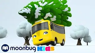 Go Buster's First Snowy Christmas | Christmas Special Cartoons | Kids Videos | Moonbug Kids
