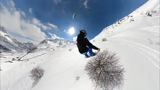 Snowkite glide 19 March 2021