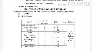 #deecet #deecet2020 ap deecet previous papers and structure analysis .(in description ).