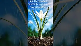 When to Plant Rain Lily | Bulb to Bloom Journey #shorts#rainlilyflower #flowerbulbs #lilyplant