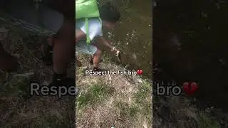 Always respect💯#fishing#respect#bass#fish#viral#shorts