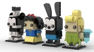 Lego 40622 Disney 100th Celebration Speed Build Studio Bricklink LDD by PLegoBB
