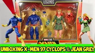 Распаковка Marvel Legends X-men 97 Cyclops & Jean Grey (2 шт.)