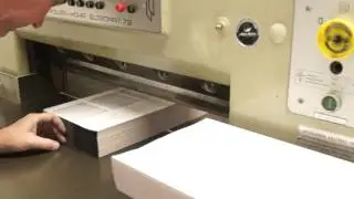 Making Custom Printed Receipt Books - The Cutter