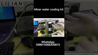 Miner s19 pro overclocking water cooling upgrade kit system heating exchanger