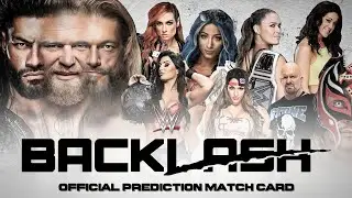 WWE Backlash 2022 | Official Match Card | Prediction | Wwe Match Card