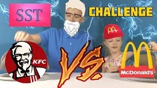 ЧЕЛЛЕНДЖ МАКДОНАЛЬДС ПРОТИВ КФС CHALLENGE MCDONALDS VS KFC видео для детей рекомендуем-SST😘