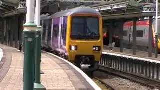 Northern class 323 No. 323227 departs Manchester Piccadilly with 2tone horn.