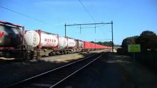 Captrain 186 457, (41768) Nosta Shuttle, Bad Bentheim via de IJssellijn (Velp) naar Sloe.