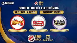 Sorteo JPS EN VIVO 6/09/2026 | Nacional, 3 Monazos y Nuevos Tiempos | LotiMagic