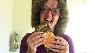 Батончик Galaxy Fusions Blonde Chocolate & Sea Salt 100 г. Белый шоколад и карамель. Обзор на Amazon UK 😋
