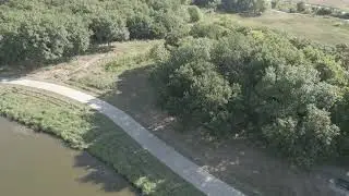 Oak Point Park and Nature Preserve - drone footage Oakpoint Lake