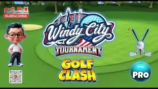 Golf Clash Windy City Tournament Pro game play 25Oct8