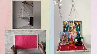 How to make mandir for hostel ,pg,home ||Hostel room decoration Pooja stand ||