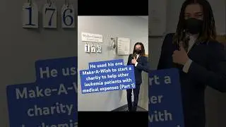 His Make-A-Wish to start a charity to help other Leukemia Patients (Part 1) #shorts #childhoodcancer