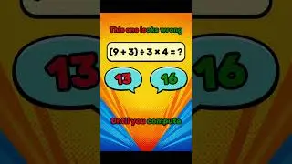 Why does everyone choose the wrong answer #shorts #puzzle