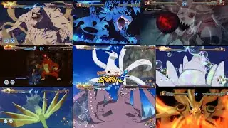 All 9 Tailed Beasts Bijuu Bomb in Naruto ultimate Ninja storm 4 game