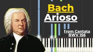 Bach - Arioso From Cantata BWV 156 - Classical Piano Music Tutorial by TheGhostPianist